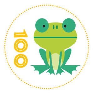Frog 100 books